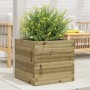 Eingelassener Kiefernholz-Pflanzkasten 50x50x46 cm von , Töpfe und Pflanzgefäße - Ref: Foro24-3282408, Preis: 112,86 €, Rabat...