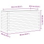 Imprägnierte Kiefernholz-Pflanzschale 90x40x46 cm von , Töpfe und Pflanzgefäße - Ref: Foro24-3282448, Preis: 138,09 €, Rabatt: %