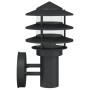 Aplique de exterior de acero inoxidable negro de , Iluminación de exterior - Ref: Foro24-4006232, Precio: 24,87 €