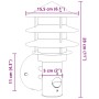 Außenwandleuchte mit Bewegungssensor aus Edelstahl von , Außenbeleuchtung - Ref: Foro24-4006230, Preis: 36,46 €, Rabatt: %