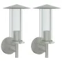 Außenlampen, 2 Stück, Edelstahl, silberfarben. von , Außenbeleuchtung - Ref: Foro24-4006245, Preis: 52,94 €, Rabatt: %