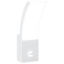 Lámpara de pared de exterior LED con sensor aluminio blanco de , Iluminación de exterior - Ref: Foro24-4006266, Precio: 33,34 €