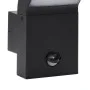 Außenwandleuchte aus schwarzem gegossenem Aluminium mit LED-Lichtquelle von , Außenbeleuchtung - Ref: Foro24-4006270, Preis: ...