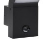 Lámpara de pared de exterior LED aluminio fundido negro de , Iluminación de exterior - Ref: Foro24-4006270, Precio: 32,10 €