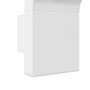 LED-Außenwandleuchte aus weißem Gussaluminium von , Außenbeleuchtung - Ref: Foro24-4006272, Preis: 30,88 €, Rabatt: %
