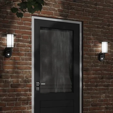 Außenleuchten mit Sensor, 2 Stück, Edelstahl schwarz. von , Außenbeleuchtung - Ref: Foro24-4006291, Preis: 75,76 €, Rabatt: %