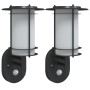 Außenleuchten mit Sensor, 2 Stück, Edelstahl schwarz. von , Außenbeleuchtung - Ref: Foro24-4006291, Preis: 76,94 €, Rabatt: %