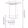 Outdoor wall lights with sensor 2 units stainless steel black by , Outdoor lighting - Ref: Foro24-4006291, Price: 75,76 €, Di...