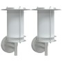 Außenlampen, 2 Stück, Edelstahl, silberfarben. von , Außenbeleuchtung - Ref: Foro24-4006285, Preis: 62,73 €, Rabatt: %