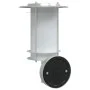 Apliques de exterior 2 unidades acero inoxidable plateado de , Iluminación de exterior - Ref: Foro24-4006285, Precio: 61,76 €...