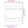 Schwarze Edelstahl-Außenbeschichtung von , Außenbeleuchtung - Ref: Foro24-4006298, Preis: 20,57 €, Rabatt: %
