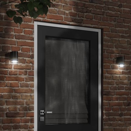 Außenwandleuchten 2 Stück aus schwarzem Gusseisen von , Außenbeleuchtung - Ref: Foro24-4006321, Preis: 34,88 €, Rabatt: %