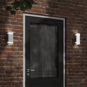 Außenlampen, 2 Stück, Edelstahl, silberfarben. von , Außenbeleuchtung - Ref: Foro24-4006323, Preis: 33,93 €, Rabatt: %