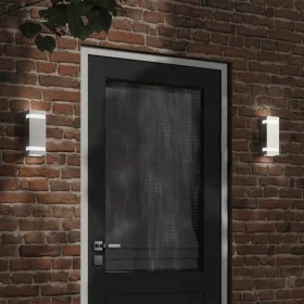 Outdoor wall lights 2 units stainless steel silver by , Outdoor lighting - Ref: Foro24-4006323, Price: 33,37 €, Discount: %