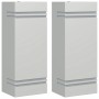 Apliques de exterior 2 unidades acero inoxidable plateado de , Iluminación de exterior - Ref: Foro24-4006323, Precio: 33,93 €...