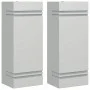 Außenlampen, 2 Stück, Edelstahl, silberfarben. von , Außenbeleuchtung - Ref: Foro24-4006323, Preis: 33,37 €, Rabatt: %
