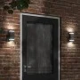 Apliques de exterior 2 unidades acero inoxidable negro de , Iluminación de exterior - Ref: Foro24-4006337, Precio: 36,28 €, D...