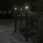 Outdoor floor lamps 3 pcs stainless steel black 100 cm by , Outdoor lighting - Ref: Foro24-4006356, Price: 119,64 €, Discount: %