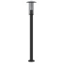 Außen-Stehlampen, 3 Stück, Edelstahl schwarz, 100 cm. von , Außenbeleuchtung - Ref: Foro24-4006356, Preis: 121,40 €, Rabatt: %
