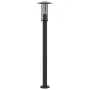 Lámparas de suelo exterior 3 uds acero inoxidable negro 100 cm de , Iluminación de exterior - Ref: Foro24-4006356, Precio: 11...