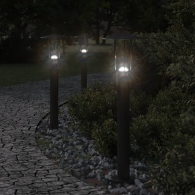 Outdoor floor lamps 3 pcs stainless steel black 60cm by , Outdoor lighting - Ref: Foro24-4006354, Price: 92,17 €, Discount: %