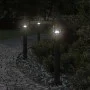 Outdoor floor lamps 3 pcs stainless steel black 60cm by , Outdoor lighting - Ref: Foro24-4006354, Price: 90,77 €, Discount: %