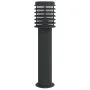 Lámpara de suelo de exterior acero inoxidable negro 60 cm de , Iluminación de exterior - Ref: Foro24-4006361, Precio: 47,34 €...