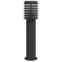 Outdoor floor lamp stainless steel black 60 cm by , Outdoor lighting - Ref: Foro24-4006361, Price: 48,25 €, Discount: %