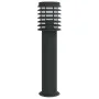 Lámpara de suelo de exterior acero inoxidable negro 60 cm de , Iluminación de exterior - Ref: Foro24-4006361, Precio: 47,34 €...