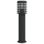 Outdoor floor lamp stainless steel black 60 cm by , Outdoor lighting - Ref: Foro24-4006361, Price: 48,25 €, Discount: %