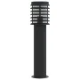 Lámpara de suelo de exterior acero inoxidable negro 60 cm de , Iluminación de exterior - Ref: Foro24-4006361, Precio: 47,34 €...