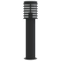 Outdoor floor lamp stainless steel black 60 cm by , Outdoor lighting - Ref: Foro24-4006361, Price: 48,25 €, Discount: %