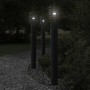 Außen-Stehlampe aus schwarzem Edelstahl, 110 cm. von , Außenbeleuchtung - Ref: Foro24-4006363, Preis: 56,47 €, Rabatt: %