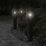 Outdoor floor lamp with black steel plug 60 cm by , Outdoor lighting - Ref: Foro24-4006377, Price: 52,90 €, Discount: %