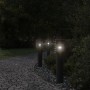 Lámpara de suelo de exterior con enchufe acero negro 60 cm de , Iluminación de exterior - Ref: Foro24-4006377, Precio: 53,99 €