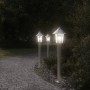 Outdoor floor lamps, 3 units, stainless steel, 80 cm by , Outdoor lighting - Ref: Foro24-4006382, Price: 106,25 €, Discount: %