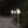 Outdoor floor lamps, 3 units, stainless steel, 80 cm by , Outdoor lighting - Ref: Foro24-4006382, Price: 104,67 €, Discount: %