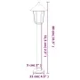 Außen-Stehlampen, 3 Stück, Edelstahl, 80 cm. von , Außenbeleuchtung - Ref: Foro24-4006382, Preis: 104,34 €, Rabatt: %