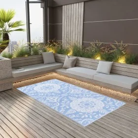 Alfombra de exterior PP azul bebé 190x290 cm de vidaXL, Protectores para exterior - Ref: Foro24-310455, Precio: 69,56 €, Desc...