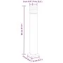 Lámparas de suelo de exterior 3 unidades aluminio negro 80 cm de , Iluminación de exterior - Ref: Foro24-4006396, Precio: 120...