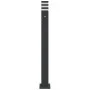 Außen-Stehlampen mit Sensor, 3 Stück, Schwarz, aus Aluminium, 110 cm. von , Außenbeleuchtung - Ref: Foro24-4006404, Preis: 15...