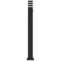Außen-Stehlampen mit Sensor, 3 Stück, Schwarz, aus Aluminium, 110 cm. von , Außenbeleuchtung - Ref: Foro24-4006404, Preis: 15...