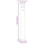 Außen-Stehlampen mit Sensor, 3 Stück, Schwarz, aus Aluminium, 110 cm. von , Außenbeleuchtung - Ref: Foro24-4006404, Preis: 15...