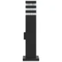 Lámparas suelo exterior con enchufe 3 uds aluminio negro 50 cm de , Iluminación de exterior - Ref: Foro24-4006406, Precio: 12...