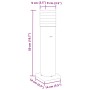 Außen-Stehlampen mit Stecker, 3 Stück, Schwarz, Aluminium, 50 cm. von , Außenbeleuchtung - Ref: Foro24-4006406, Preis: 125,42...
