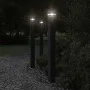 Außen-Stehlampen mit Stecker, 3 Stück, Schwarz, Aluminium, 110 cm. von , Außenbeleuchtung - Ref: Foro24-4006410, Preis: 154,8...