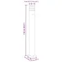 Außen-Stehlampen mit Stecker, 3 Stück, Schwarz, Aluminium, 110 cm. von , Außenbeleuchtung - Ref: Foro24-4006410, Preis: 154,8...