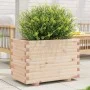 Solid pine wood planter 70x40x49.5 cm by , Pots and planters - Ref: Foro24-847368, Price: 87,06 €, Discount: %