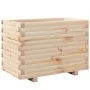 Solid pine wood planter 70x40x49.5 cm by , Pots and planters - Ref: Foro24-847368, Price: 87,06 €, Discount: %