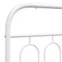 Weißes Metallkopfteil 183 cm von , Kopf- und Fußteile - Ref: Foro24-377202, Preis: 40,95 €, Rabatt: %